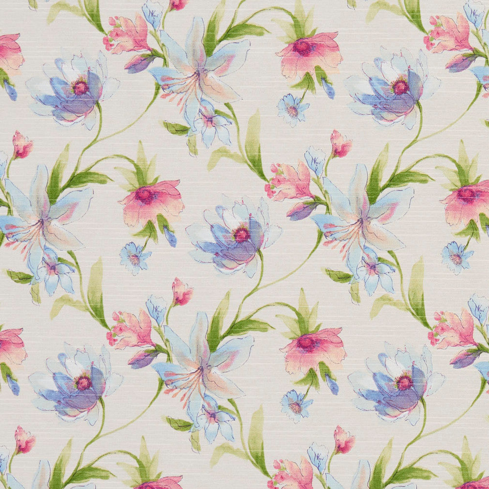 10870-01 by Charlotte Designer Fabric Botanical Prints 60% Cotton, 40% Polyester Spain Exceeds 80,000 Wyzenbeek Rubs (Heavy Duty) </p><p>Repeat: Horizontal: 13.5" x Vertical: 12.5" 54 Inches - Swanky Fabrics -