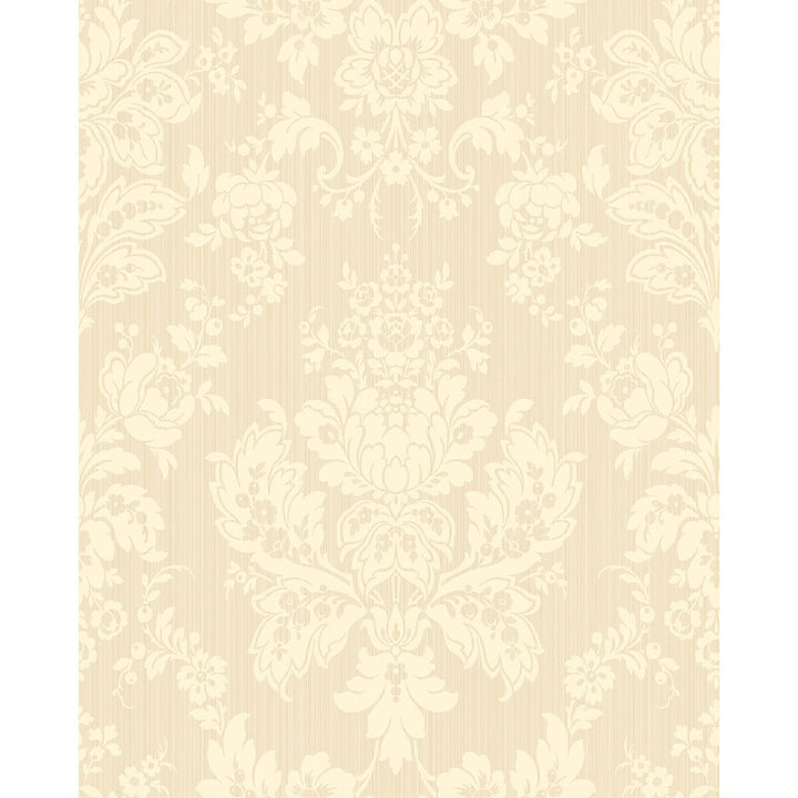 Giselle Champagne by Cole & Son Designer Wallcovering COLE & SON MARIINSKY DAMASK PAPER - 100% United Kingdom Horizontal: and Vertical: 25.25 20.5 - Swanky Fabrics -