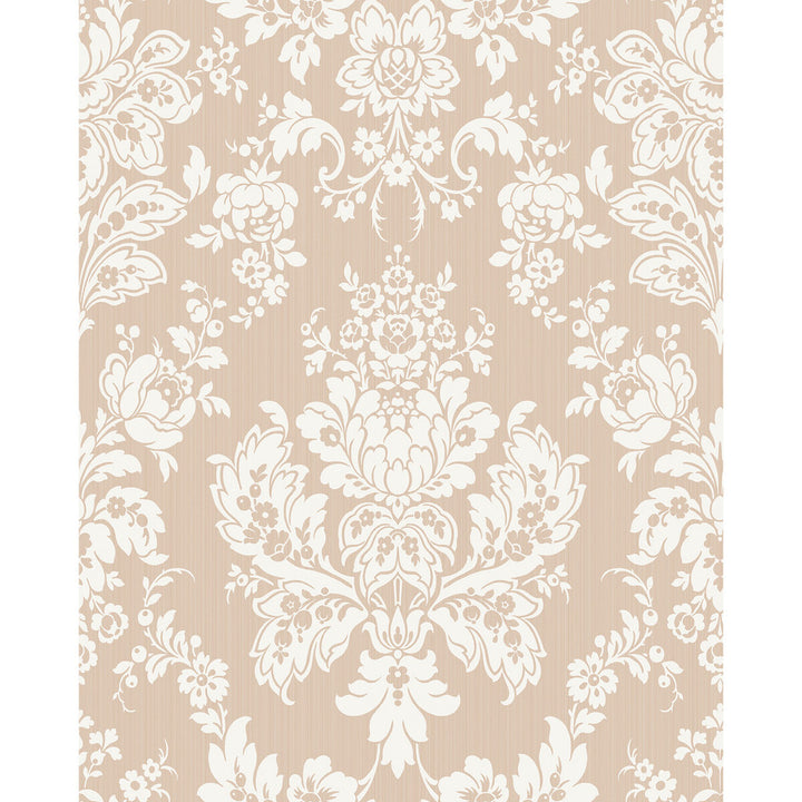 Giselle Shell Pink by Cole & Son Designer Wallcovering COLE & SON MARIINSKY DAMASK PAPER - 100% United Kingdom - Horizontal: - and Vertical: 25.25 20.5 - Swanky Fabrics -
