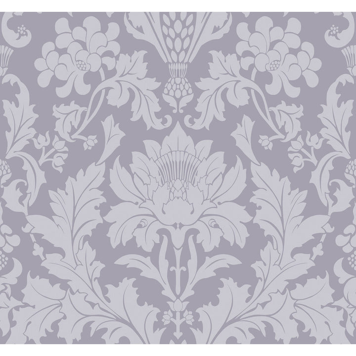 Fonteyn Mink by Cole & Son Designer Wallcovering COLE & SON MARIINSKY DAMASK PAPER - 100% United Kingdom Horizontal: and Vertical: 25.25 27 - Swanky Fabrics -