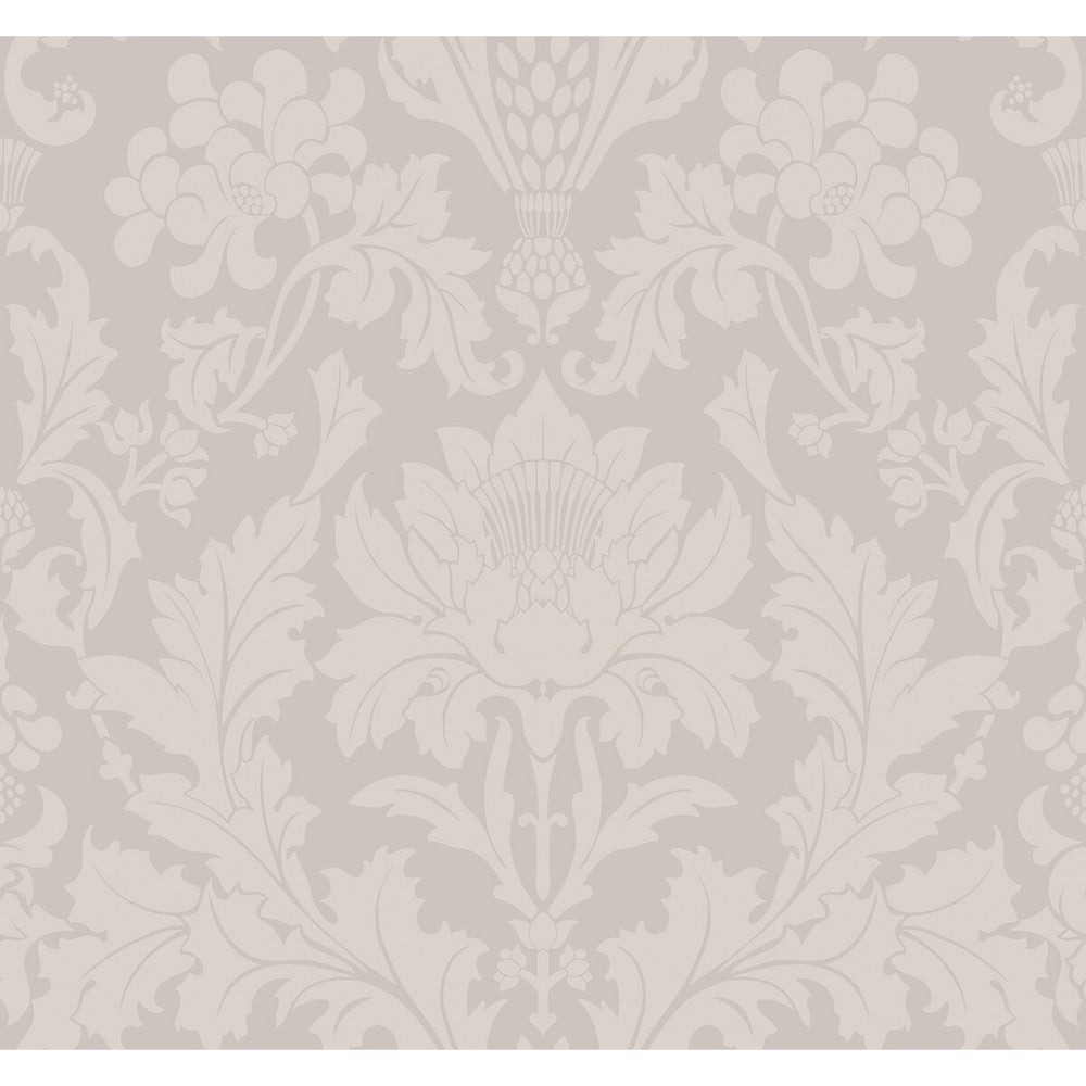 Fonteyn Stone by Cole & Son Designer Wallcovering COLE & SON MARIINSKY DAMASK PAPER - 100% United Kingdom Horizontal: and Vertical: 25.25 27 - Swanky Fabrics -
