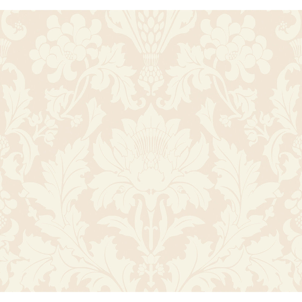 Fonteyn Parchment by Cole & Son Designer Wallcovering COLE & SON MARIINSKY DAMASK PAPER - 100% United Kingdom - Horizontal: - and Vertical: 25.25 27 - Swanky Fabrics -