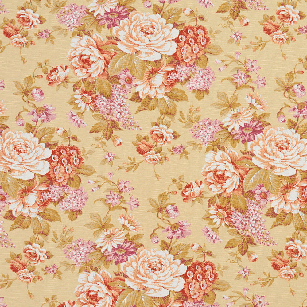 10910-02 by Charlotte Designer Fabric Botanical Prints 60% Cotton, 40% Polyester Spain Exceeds 80,000 Wyzenbeek Rubs (Heavy Duty) Horizontal: 27" x Vertical: 23.5" 54 Inches - Swanky Fabrics -