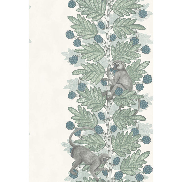 Acacia Blue & Green by Cole & Son Designer Wallcovering COLE & SON ARDMORE PAPER - 100% United Kingdom Horizontal: and Vertical: 30 20.5 - Swanky Fabrics -