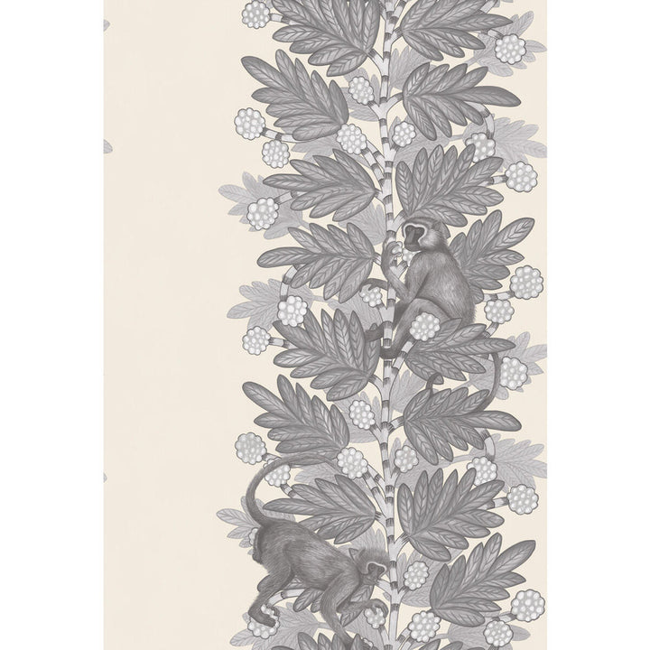 Acacia Grey & White by Cole & Son Designer Wallcovering COLE & SON ARDMORE PAPER - 100% United Kingdom Horizontal: and Vertical: 30 20.5 - Swanky Fabrics -