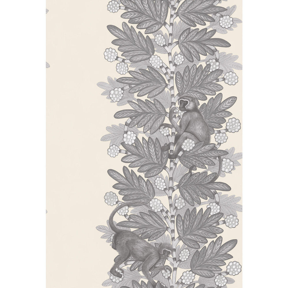 Acacia Grey & White by Cole & Son Designer Wallcovering COLE & SON ARDMORE PAPER - 100% United Kingdom - Horizontal: - and Vertical: 30 20.5 - Swanky Fabrics -