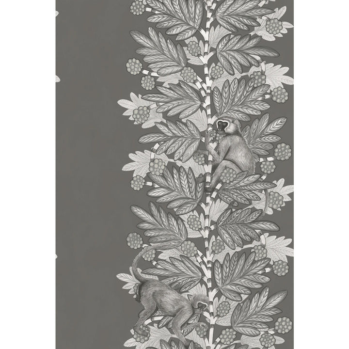 Acacia Charcoal & Silver by Cole & Son Designer Wallcovering COLE & SON ARDMORE PAPER - 100% United Kingdom Horizontal: and Vertical: 30 20.5 - Swanky Fabrics -