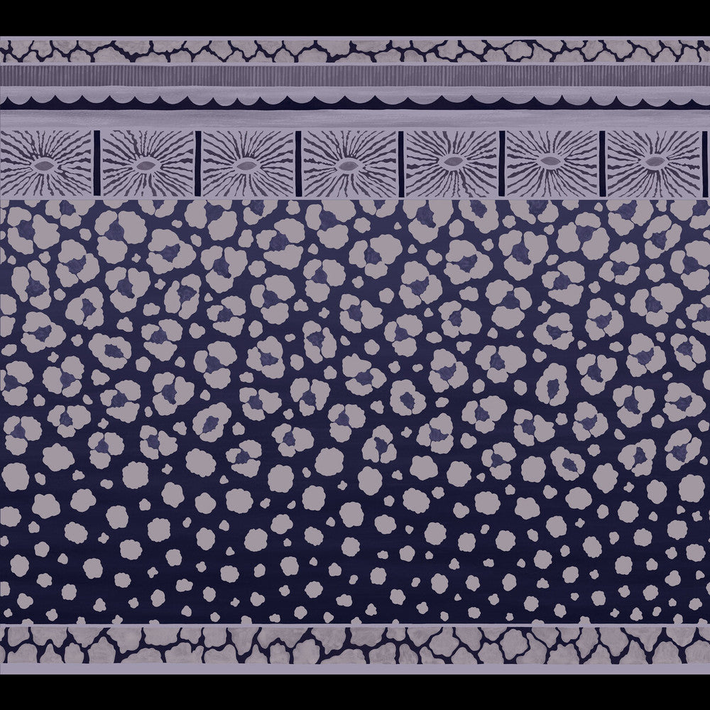 Zulu Border Black & White by Cole & Son Designer Wallcovering COLE & SON ARDMORE PAPER - 100% United Kingdom Horizontal: and Vertical: 30 27 - Swanky Fabrics -