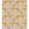 Leopard Walk Stone & Orange by Cole & Son Designer Wallcovering
