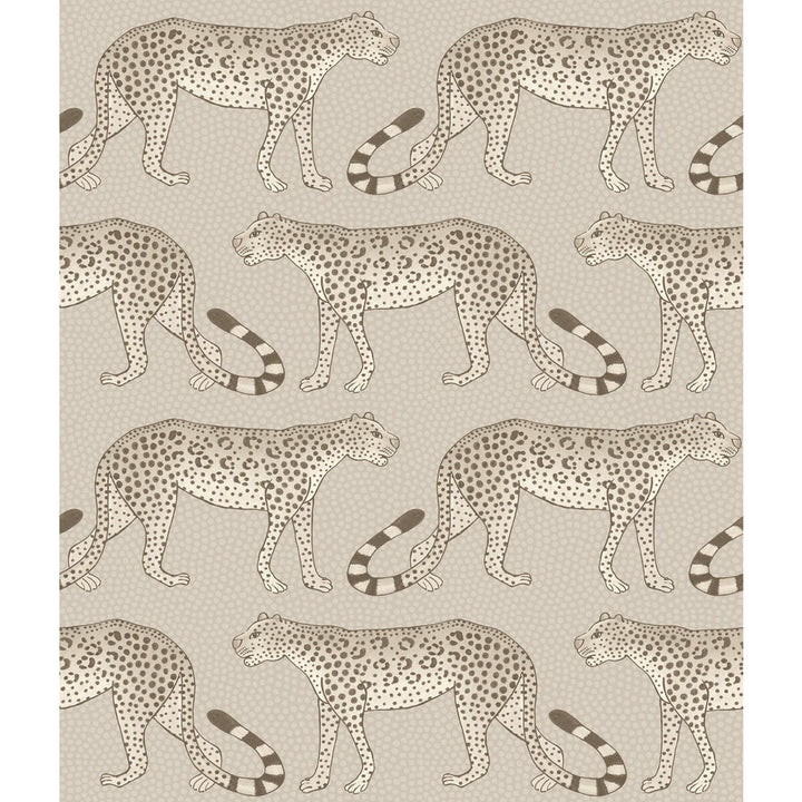 Leopard Walk Stone by Cole & Son Designer Wallcovering COLE & SON ARDMORE PAPER - 100% United Kingdom - Horizontal: - and Vertical: 12 20.5 - Swanky Fabrics -