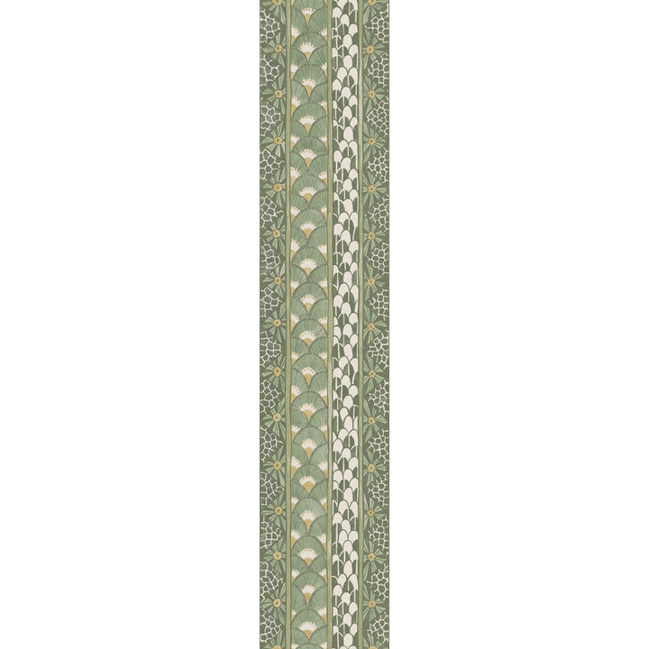 Ardmore Border Olive by Cole & Son Designer Wallcovering COLE & SON ARDMORE PAPER - 100% United Kingdom Horizontal: and Vertical: 20.5 4 - Swanky Fabrics -