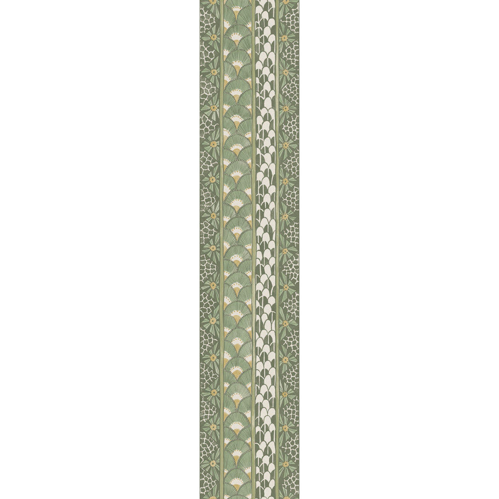 Ardmore Border Olive by Cole & Son Designer Wallcovering COLE & SON ARDMORE PAPER - 100% United Kingdom Horizontal: and Vertical: 20.5 4 - Swanky Fabrics -