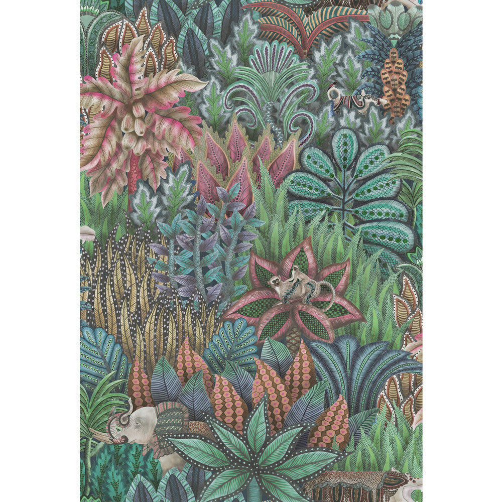 Singita Dark Blue by Cole & Son Designer Wallcovering COLE & SON ARDMORE PAPER - 100% United Kingdom - Horizontal: - and Vertical: 40.4 27.5 - Swanky Fabrics -