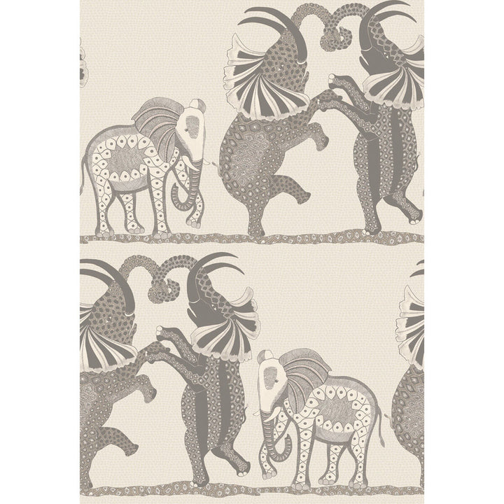 Safari Dance Pale Stone & Grey by Cole & Son Wallcovering Cole & Son Wallcovering Safari Dance Pale Stone & GreyWallcovering COLE & SON ARDMORE PAPER - 100% United Kingdom </p><p>Repeat: H: , V: 30 20.5 - Fabric Carolina -