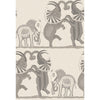 Safari Dance Pale Stone & Grey by Cole & Son Designer Wallcovering