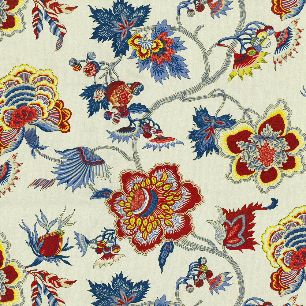 Samoan Plantation Gem 110143 by IMAN Home Designer Fabric - 100%Cotton CHINA Horizontal: 27 and Vertical: 27 54 - Swanky Fabrics -