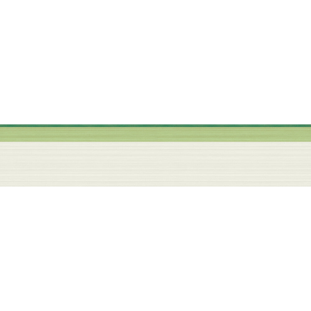 Jaspe Border White Green/Emerald by Cole & Son Designer Wallcovering COLE & SON MARQUEE STRIPES PAPER - 100% United Kingdom Horizontal: 4.1 and Vertical: 4.1 - Swanky Fabrics -