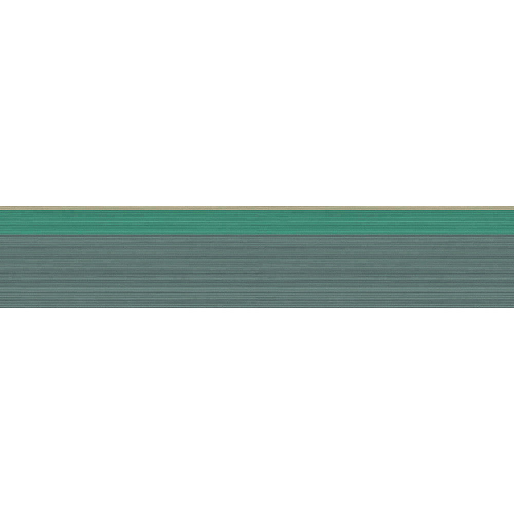 Jaspe Border Viridian/Gilver by Cole & Son Designer Wallcovering COLE & SON MARQUEE STRIPES PAPER - 100% United Kingdom Horizontal: 4.1 and Vertical: 4.1 - Swanky Fabrics -