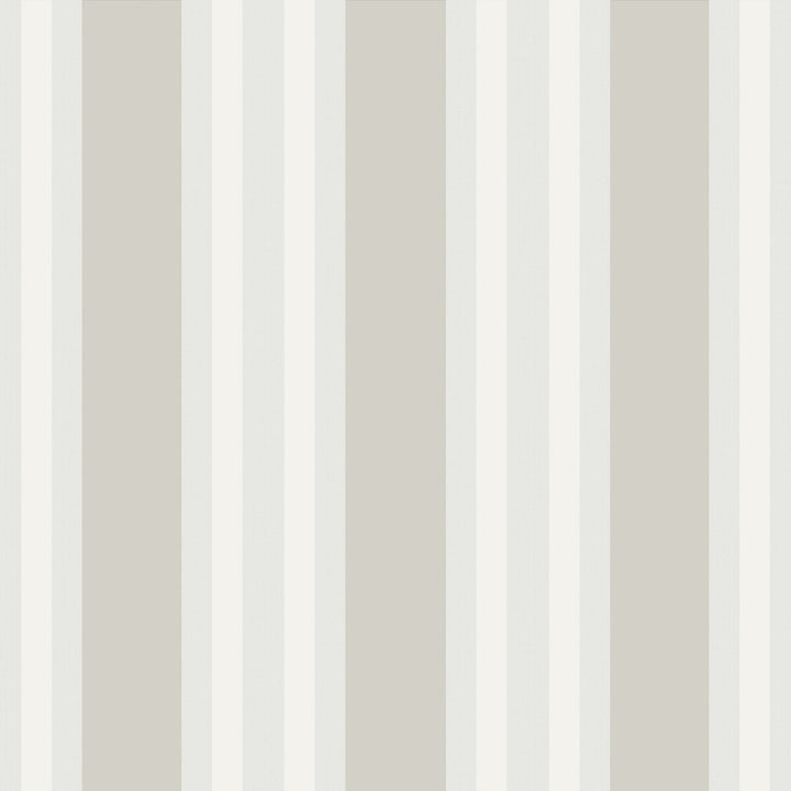 Polo Stripe Stone by Cole & Son Designer Wallcovering COLE & SON MARQUEE STRIPES PAPER - 100% United Kingdom Horizontal: 20.5 and Vertical: 0 20.5 - Swanky Fabrics -