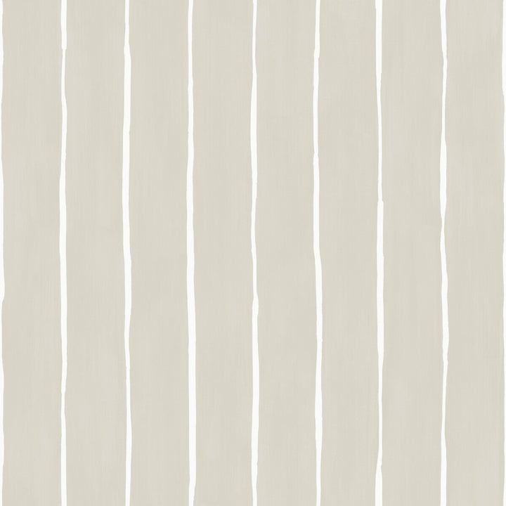 Marquee Stripe Soft Grey by Cole & Son Designer Wallcovering COLE & SON MARQUEE STRIPES PAPER - 100% United Kingdom Horizontal: 20.5 and Vertical: 0 20.5 - Swanky Fabrics -