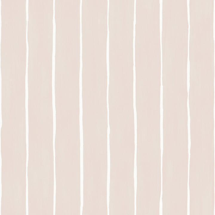 Marquee Stripe Soft Pink by Cole & Son Designer Wallcovering COLE & SON MARQUEE STRIPES PAPER - 100% United Kingdom Horizontal: 20.5 and Vertical: 0 20.5 - Swanky Fabrics -