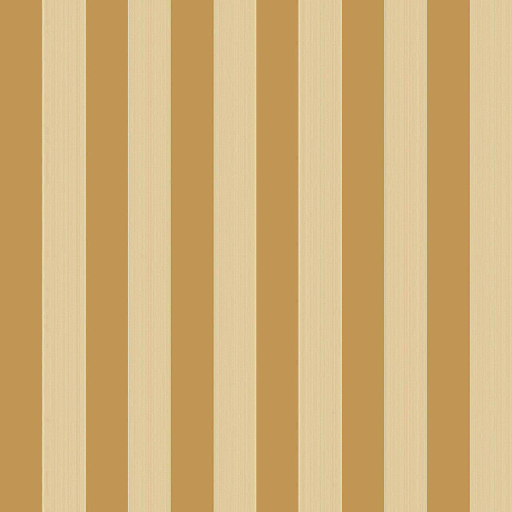 Regatta Stripe Gold + Sand by Cole & Son Designer Wallcovering COLE & SON MARQUEE STRIPES PAPER - 100% United Kingdom Horizontal: 20.5 and Vertical: 0 20.5 - Swanky Fabrics -