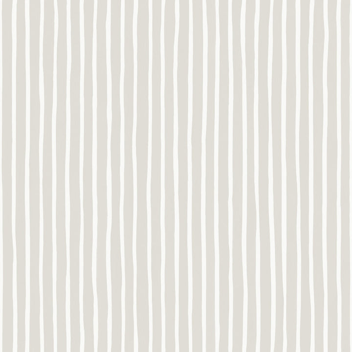 Croquet Stripe Parchment by Cole & Son Designer Wallcovering COLE & SON MARQUEE STRIPES PAPER - 100% United Kingdom Horizontal: 20.5 and Vertical: 0 20.5 - Swanky Fabrics -