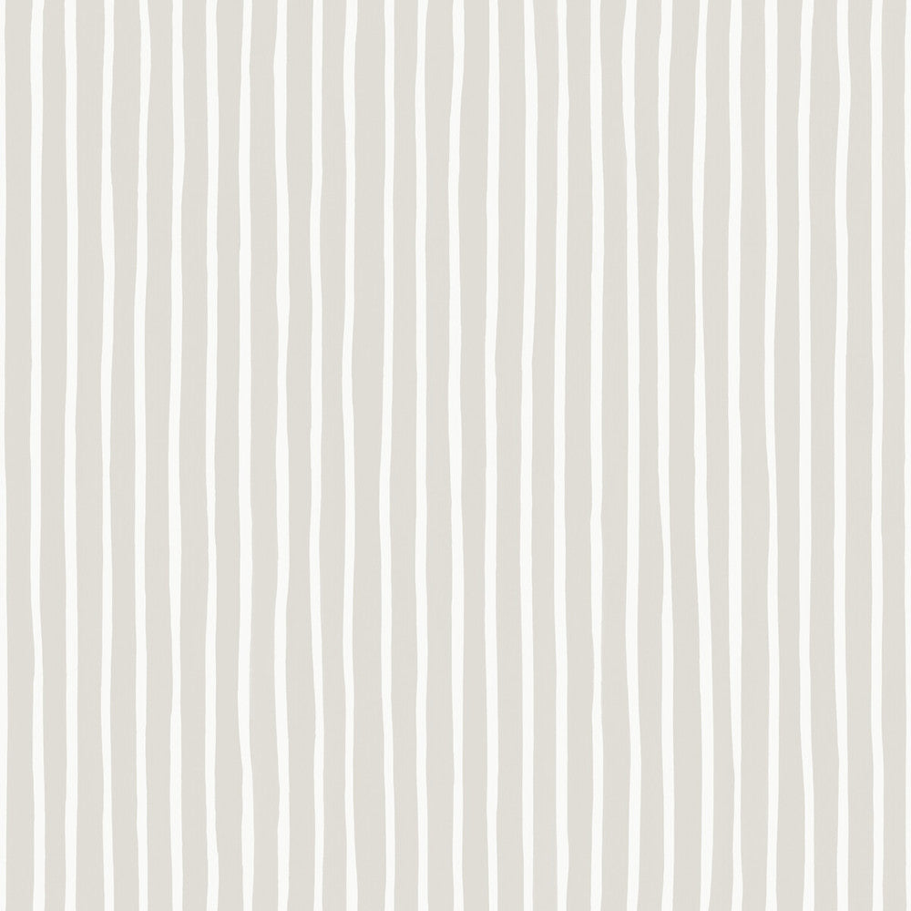 Croquet Stripe Parchment by Cole & Son Designer Wallcovering COLE & SON MARQUEE STRIPES PAPER - 100% United Kingdom - Horizontal: 20.5 and Vertical: 0 20.5 - Swanky Fabrics -
