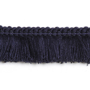 Hellenic Key Brushed Fringe Marine by Europatex Designer Fabric