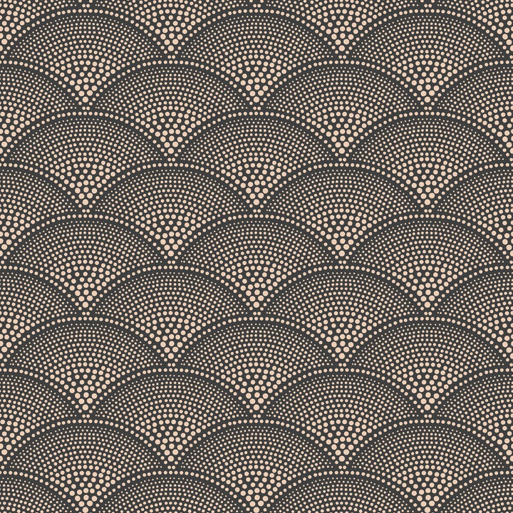 Feather Fan Charcoal/Bronze by Cole & Son Designer Wallcovering COLE & SON ICONS PAPER - 100% United Kingdom Horizontal: and Vertical: 4.2 21 - Swanky Fabrics -