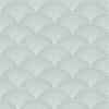 Feather Fan Print Room Blue by Cole & Son Designer Wallcovering