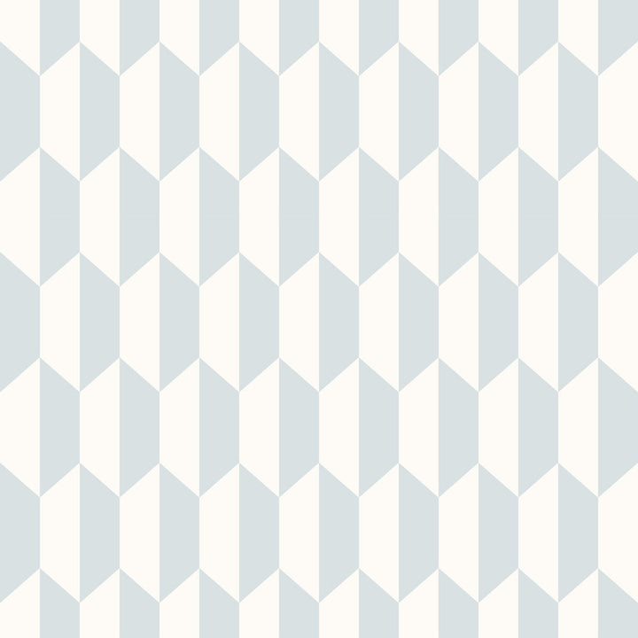 Petite Tile Powder Blue by Cole & Son Designer Wallcovering COLE & SON ICONS PAPER - 100% United Kingdom Horizontal: and Vertical: 6.9 21 - Swanky Fabrics -
