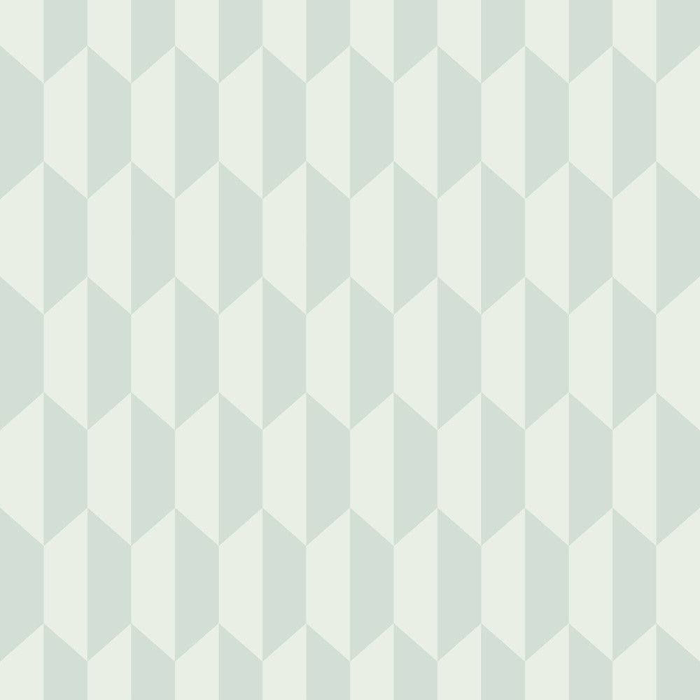 Petite Tile Fresh Duck Egg by Cole & Son Designer Wallcovering COLE & SON ICONS PAPER - 100% United Kingdom Horizontal: and Vertical: 6.9 21 - Swanky Fabrics -