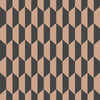 Petite Tile Charcoal/Bronze by Cole & Son Designer Wallcovering