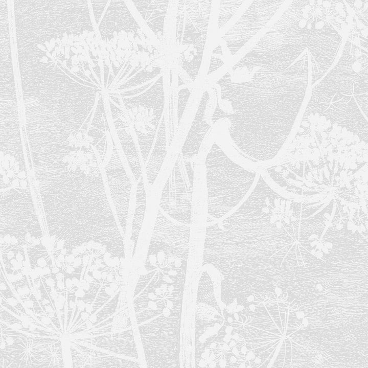 Cow Parsley White by Cole & Son Designer Wallcovering COLE & SON ICONS PAPER - 100% United Kingdom Horizontal: and Vertical: 30 21 - Swanky Fabrics -