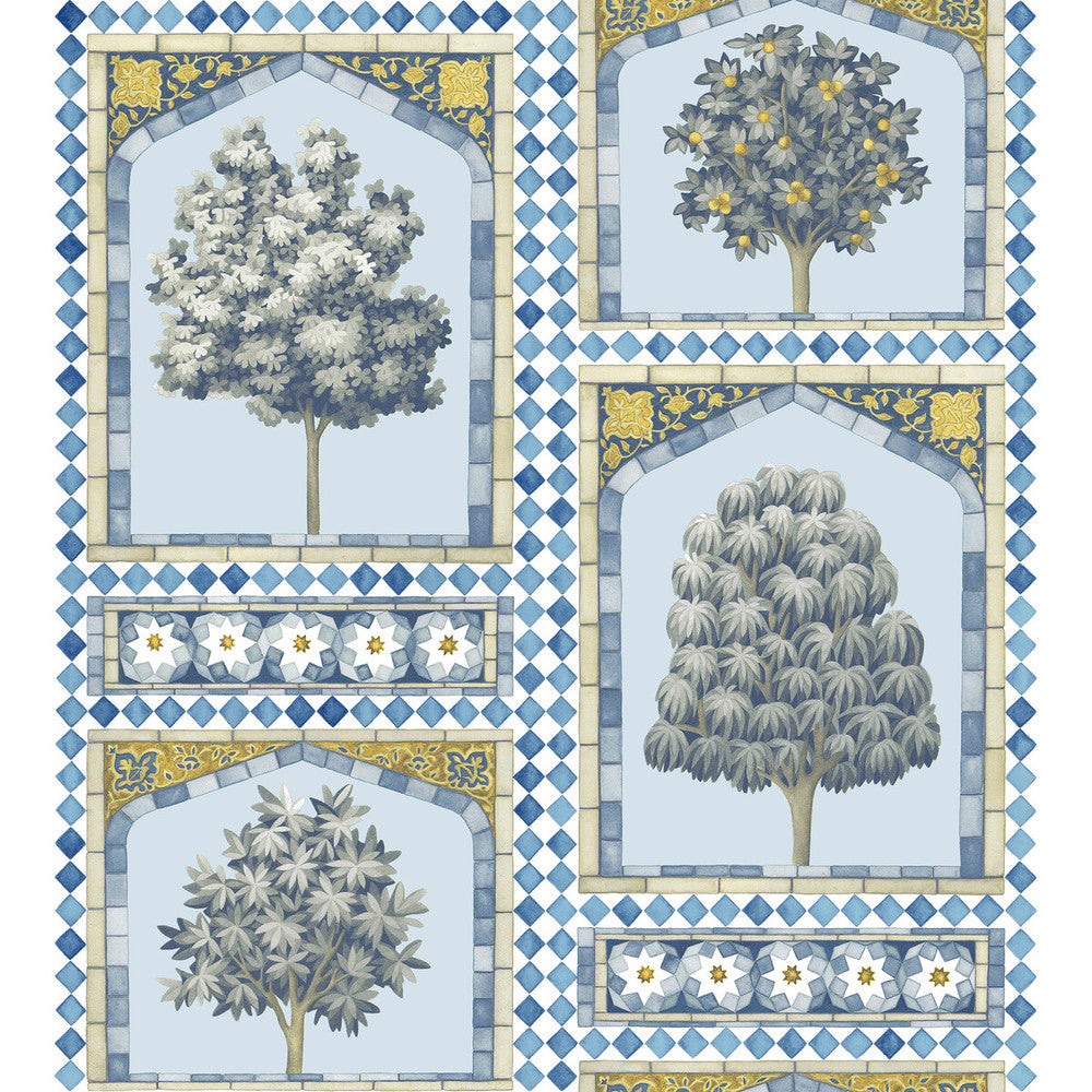 Sultan'S Palace China Blue & Ochre by Cole & Son Wallcovering Cole & Son Wallcovering Sultan'S Palace China Blue & OchreWallcovering COLE & SON MARTYN LAWRENCE BULLARD PAPER - 100% United Kingdom </p><p>Repeat: H: , V: 30 27 - Fabric Carolina -