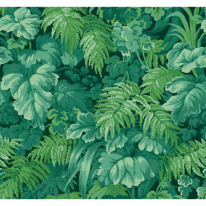 Royal Fernery Forest Green by Cole & Son Designer Wallcovering COLE & SON MARTYN LAWRENCE BULLARD PAPER - 100% United Kingdom Horizontal: and Vertical: 25.2 27 - Swanky Fabrics -