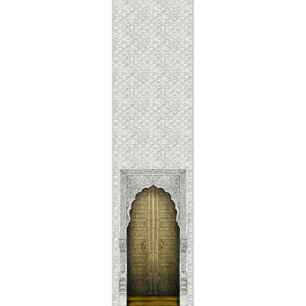 Bahia Gold & Stone by Cole & Son Designer Wallcovering COLE & SON MARTYN LAWRENCE BULLARD PAPER - 100% United Kingdom - Horizontal: 54 and Vertical: 200.8 54 - Swanky Fabrics -