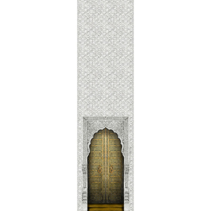 Bahia Gold & Stone by Cole & Son Designer Wallcovering COLE & SON MARTYN LAWRENCE BULLARD PAPER - 100% United Kingdom - Horizontal: 54 and Vertical: 200.8 54 - Swanky Fabrics -
