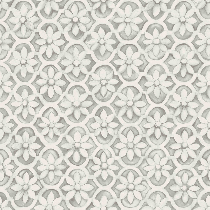 Jali Trellis Stone by Cole & Son Designer Wallcovering COLE & SON MARTYN LAWRENCE BULLARD PAPER - 100% United Kingdom Horizontal: and Vertical: 20.5 20.5 - Swanky Fabrics -