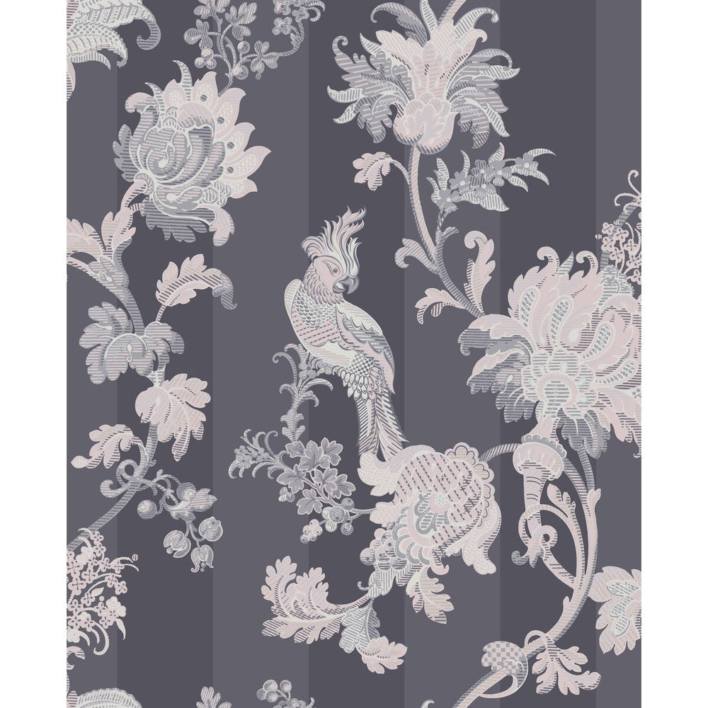 Zerzura Slate Grey & Blush Pink by Cole & Son Designer Wallcovering COLE & SON MARTYN LAWRENCE BULLARD PAPER - 100% United Kingdom - Horizontal: - and Vertical: 25.2 20.5 - Swanky Fabrics -