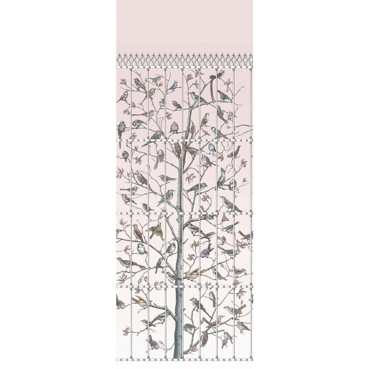 Uccelli Ballet Slipper by Cole & Son Designer Wallcovering COLE & SON FORNASETTI PAPER - 100% United Kingdom Horizontal: 41 and Vertical: 110.2 41 - Swanky Fabrics -