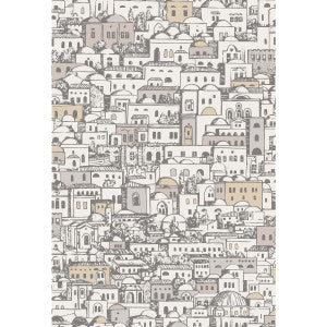 Mediterranea White/Gilver by Cole & Son Designer Wallcovering