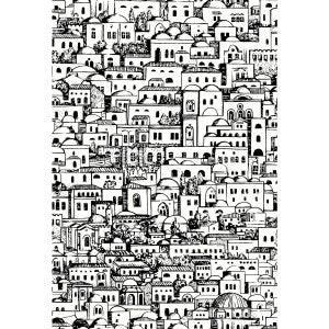 Mediterranea White/Black by Cole & Son Designer Wallcovering