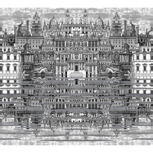 Riflesso Black/White by Cole & Son Designer Wallcovering