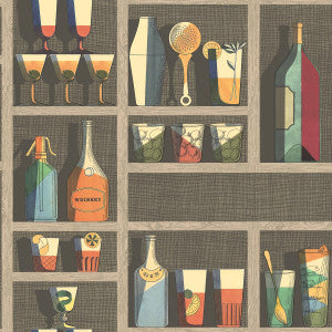Cocktails Multi by Cole & Son Designer Wallcovering