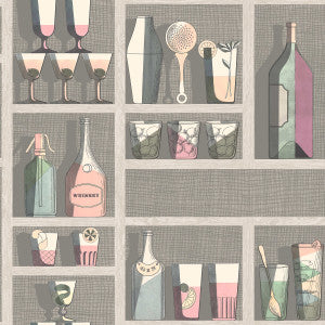 Cocktails Pastel by Cole & Son Designer Wallcovering