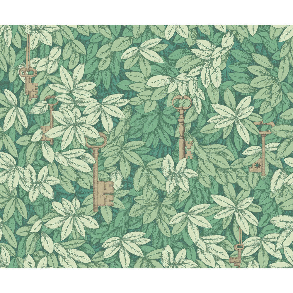 Chiavi Segrete Forest by Cole & Son Designer Wallcovering COLE & SON FORNASETTI SENZA TEMPO PAPER - 100% United Kingdom Horizontal: 27 and Vertical: 22.4 27 - Swanky Fabrics -