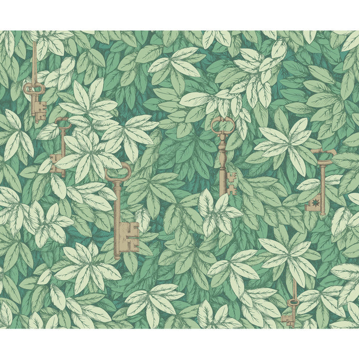 Chiavi Segrete Forest by Cole & Son Designer Wallcovering COLE & SON FORNASETTI SENZA TEMPO PAPER - 100% United Kingdom - Horizontal: 27 and Vertical: 22.4 27 - Swanky Fabrics -
