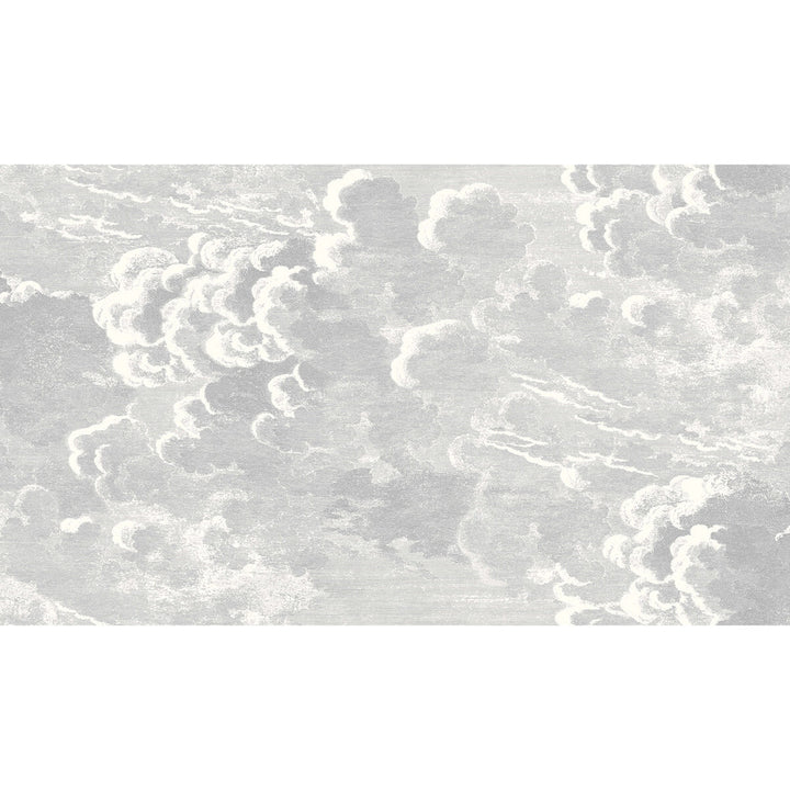 Nuvolette Soot/Snow by Cole & Son Designer Wallcovering COLE & SON FORNASETTI SENZA TEMPO PAPER - 100% United Kingdom Horizontal: 54 and Vertical: 31.5 54 - Swanky Fabrics -